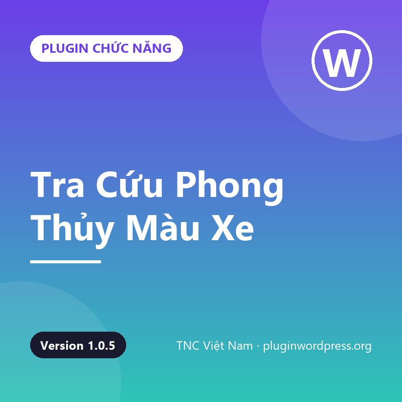 TNC – Tra Cứu Phong Thủy Màu Xe